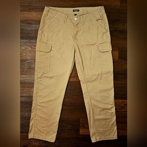 True Religion Men's Travertine Khaki Cargo Pants Size 38x32